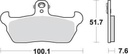 SBS641 Bremseklosser Front