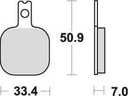 SBS656RQ Bremseklosser ISR/Billet Front