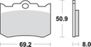 SBS678 Bremseklosser Dual Carbon