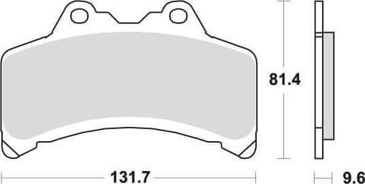 [SBS682] SBS682 Bremseklosser Front