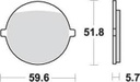 SBS699 Bremseklosser Front