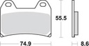 SBS706 Bremseklosser Dual Carbon