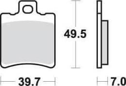 [SBS771] SBS771 Bremseklosser Beringer Spes (6 Pads)