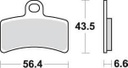 SBS815 Bremseklosser Bak