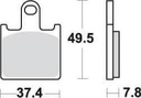 SBS838 Bremseklosser Dual Sinter