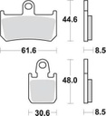 SBS839 Bremseklosser Dual Carbon