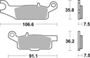 SBS849 Bremseklosser RSI- Sinter