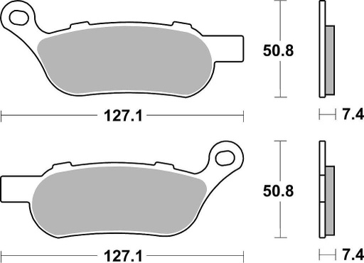 [SBS 854H.LS] SBS854 Bremseklosser