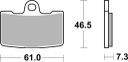 SBS856 Bremseklosser