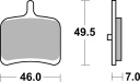 SBS857 Bremseklosser